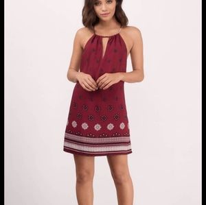 Tobi red shift dress